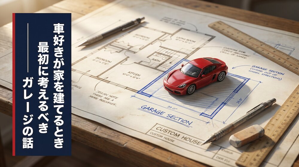 車好きが家を建てるとき、最初に考えるべきガレージの話