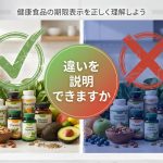 健康食品の「賞味期限」と「消費期限」、違いを説明できますか